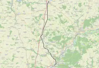 Spoorlijn Compiègne - Roye-Faubourg-Saint-Gilles op de kaart