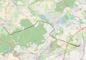 Spoorlijn Saint-Amand-les-Eaux - Blanc-Misseron op de kaart