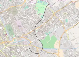 Spoorlijn Roubaix-Wattrelos - Wattrelos op de kaart