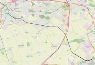 Spoorlijn Lens - Corbehem op de kaart