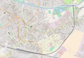 Spoorlijn Armentières - Houplines op de kaart