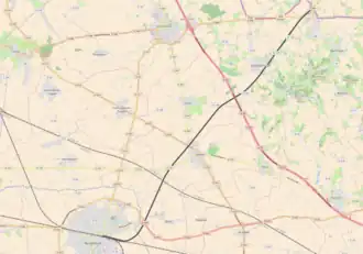 Spoorlijn Hazebrouck - Boeschepe op de kaart
