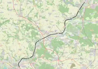 Spoorlijn Pierrelaye - Creil op de kaart