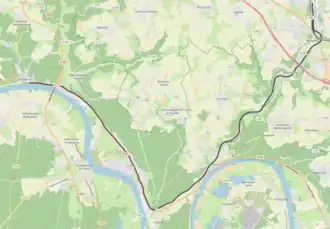 Spoorlijn Barentin - Caudebec-en-Caux op de kaart