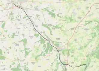 Spoorlijn La Trinité-de-Réville - Lisieux op de kaart