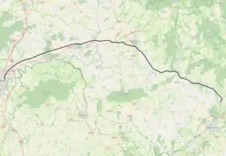 Spoorlijn Alençon - Condé-sur-Huisne op de kaart