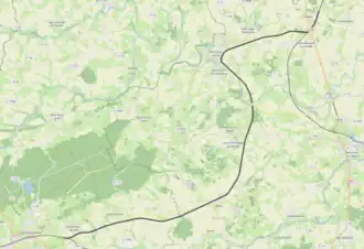 Spoorlijn Sillé-le-Guillaume - La Hutte-Coulombiers op de kaart