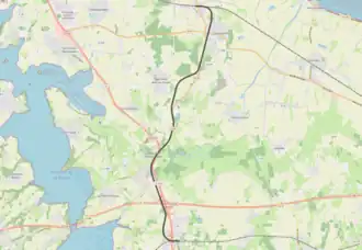 Spoorlijn Miniac-Morvan - La Gouesnière-Cancale-Saint-Méloir op de kaart