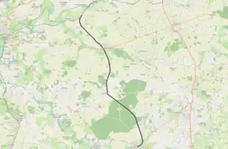 Spoorlijn Beslé - Blain op de kaart