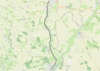 Spoorlijn Bessé-sur-Braye - Saint-Calais op de kaart