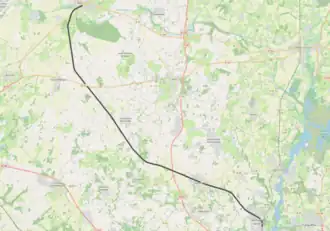 Spoorlijn Blain - La Chapelle-sur-Erdre op de kaart