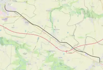 Spoorlijn Fontenay-le-Comte - Benet op de kaart