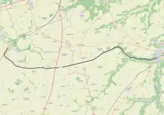 Spoorlijn Étampes - Auneau-Embranchement op de kaart