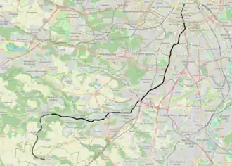 Spoorlijn Paris-Luxembourg - Limours op de kaart