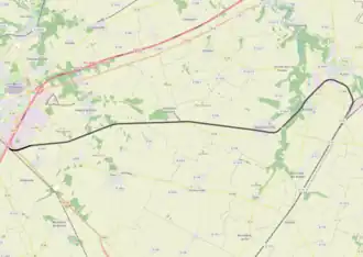 Spoorlijn Beaulieu-le-Coudray - Auneau-Embranchement op de kaart