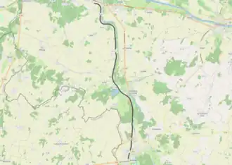 Spoorlijn Ligré-Rivière - Richelieu op de kaart