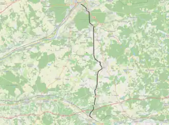 Spoorlijn Saint-Aignan-Noyers - Blois op de kaart