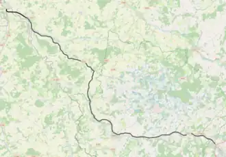 Spoorlijn Port-de-Piles - Argenton-sur-Creuse op de kaart