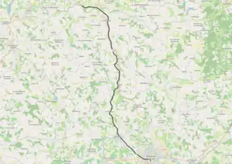 Spoorlijn Villeneuve-sur-Lot - Falgueyrat op de kaart