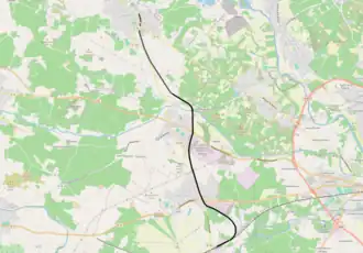 Spoorlijn Colombiers - Cazouls-lès-Béziers op de kaart