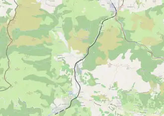 Spoorlijn Ossès-Saint-Martin-d'Arrossa - Saint-Étienne-de-Baïgorry op de kaart