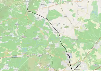 Spoorlijn Narbonne - Bize op de kaart