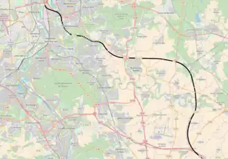 Spoorlijn Villeneuve-Saint-Georges - aansluiting Moisenay op de kaart