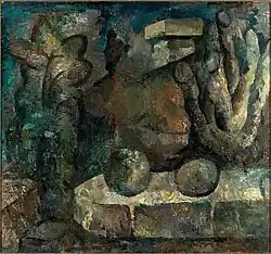 Het laatste landschap, 1934, olieverf op linnen; Groninger Museum