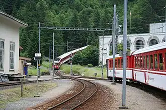 Spoorlijn Luzern - Engelberg op de kaart