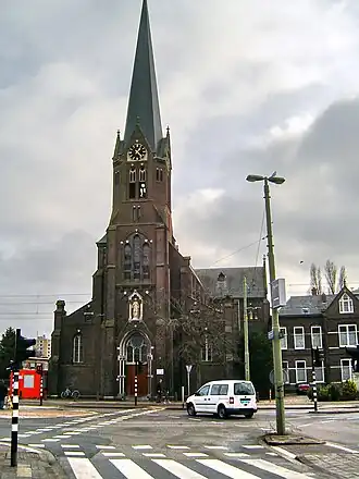 RK O. L. Vrouw Hemelvaartkerk in neogotiek stijl