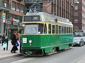 Vierasser gebouwd door Valmet in 1955 voor Helsinki.
