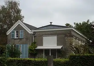 De orangerie, gebouwd tussen 1861 en 1876