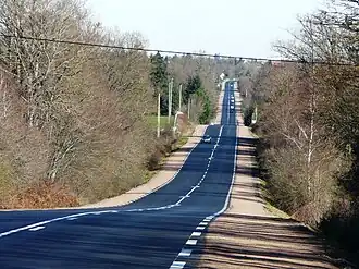 De N21 bij Chalais