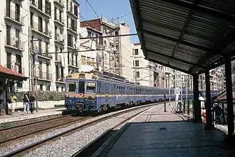 Spoorweghalte Gros in 1988