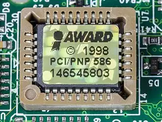 Een BIOS-chip van Award