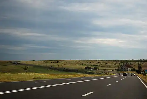 De DN2 bij Crucea Comisoaiei