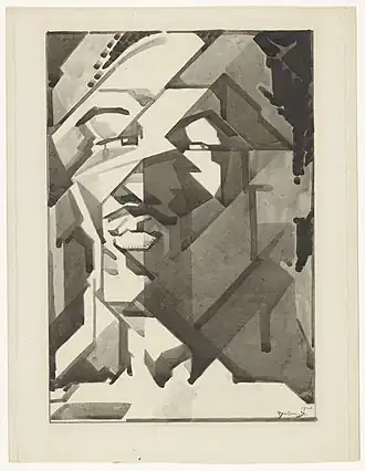 Zelfportret Reijer Stolk, 1920