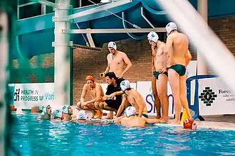 Foto tijdens de wedstrijd RSCM-AZSC in de Beker van België.