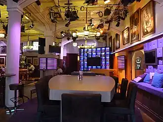 De voormalige studio in het NH Schiller Hotel