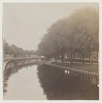 Raamsingel en -vest omstreeks 1900