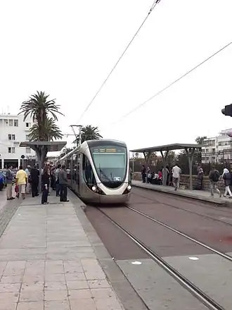 De tram van Rabat naar Salé