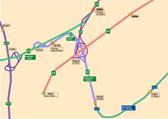 A55 Raccordo della falchera