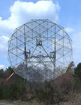 Onderhoudswerkzaamheden aan de telescoop in 2008