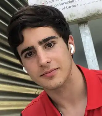 Rafael Câmara op het Circuit de Spa-Francorchamps in 2022.