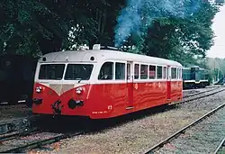 Railbus van een spoorlijn in Gironde
