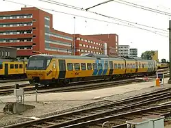 Railhopper op een rangeerspoor