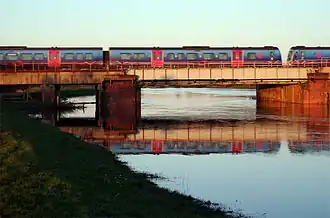 Spoorbrug over de Wharfe