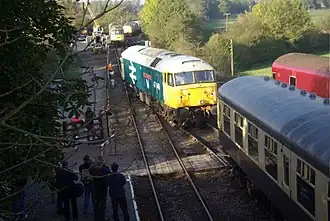 "Rangerende locomotief"