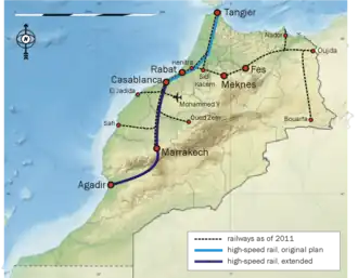 Overzicht hoofdnetwerk sporen