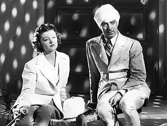 Myrna Loy en Tyrone Power in The Rains Came